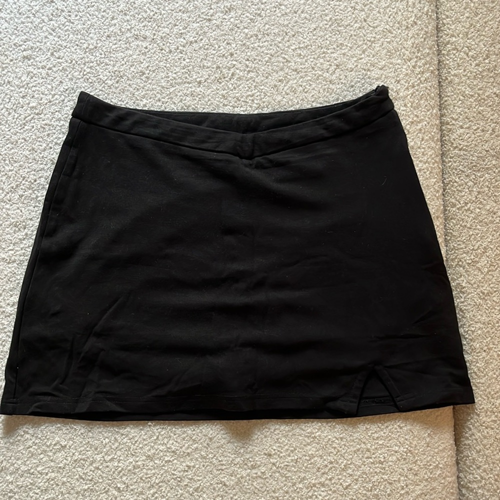 Princess Polly Black Mini Skort